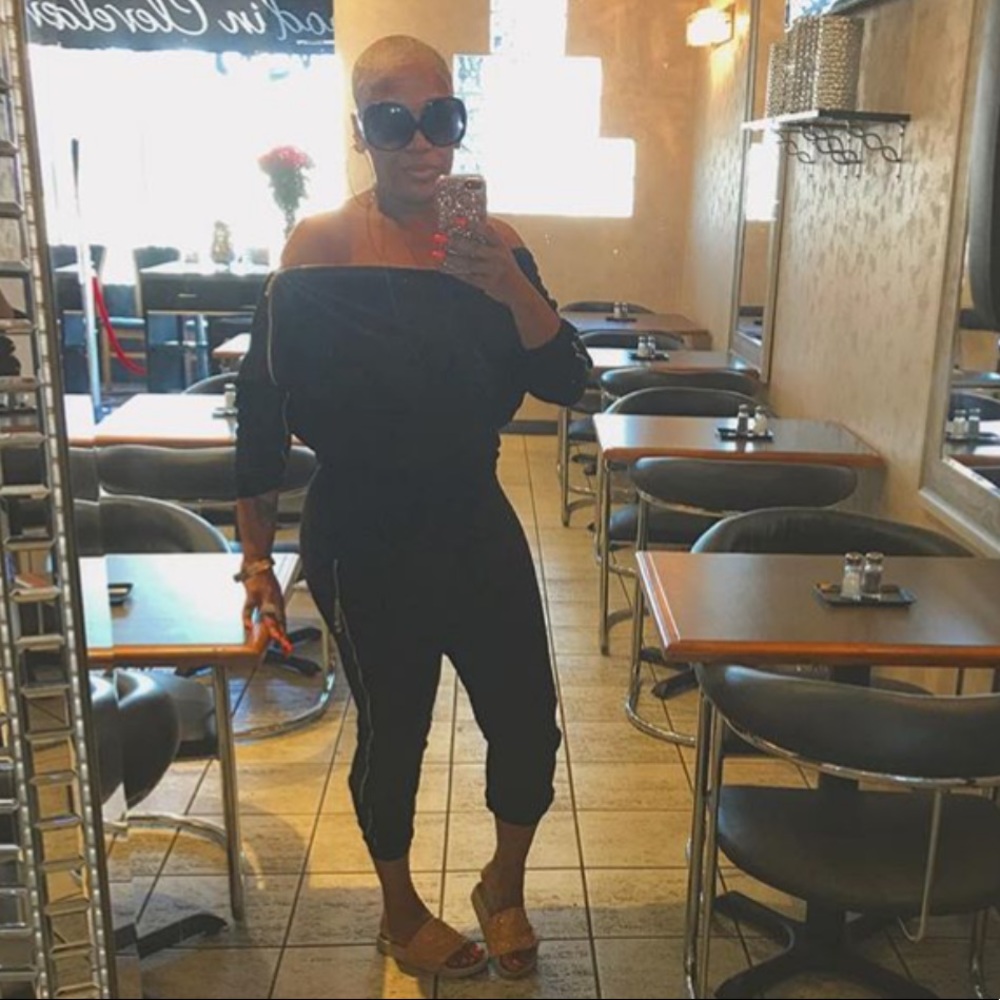 Black jumpsuit